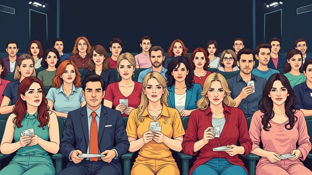 Screenshot aus einem Eventbrite-Leitfaden, der Schlüsselkomponenten einer Event-Planungsstrategie zeigt, wie die Definition von Zielen und Publikum.