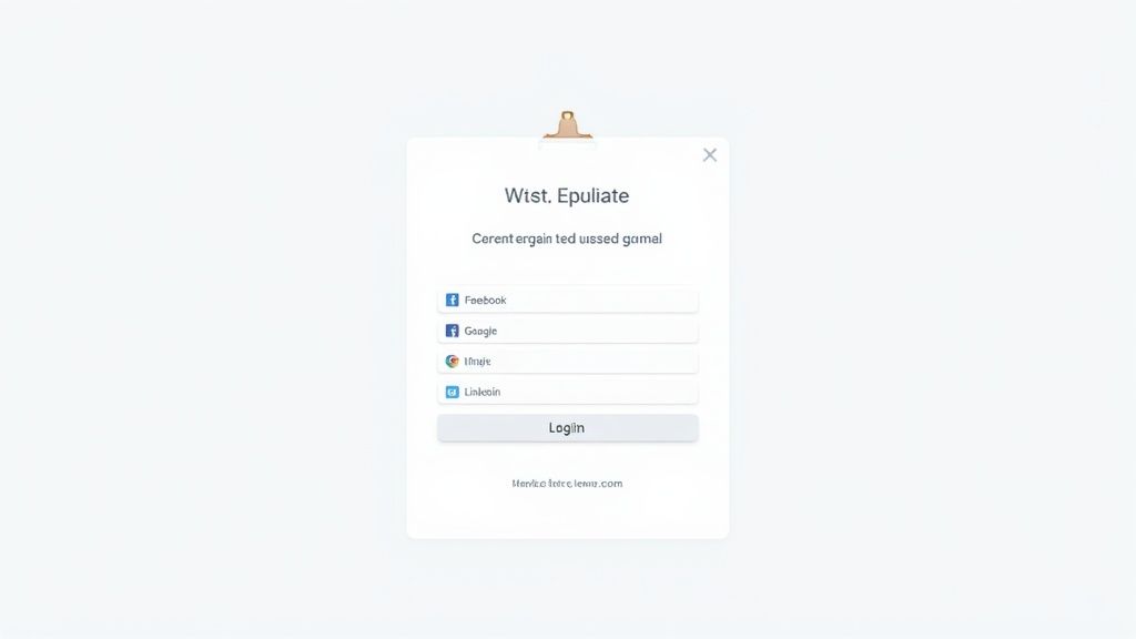 Social Media Integration Registration