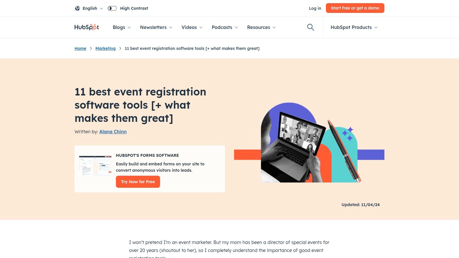 HubSpot Form Builder