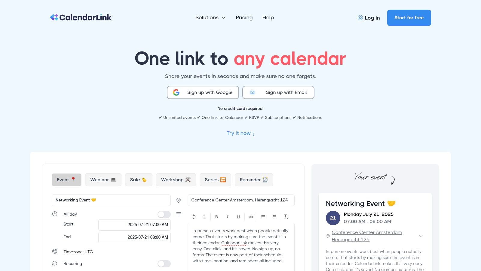 CalendarLink